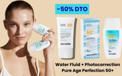 -50% DTO SENSILIS WATER FLUID Y PHOTOCORRECTION PURE AGE PERFECTION 50+